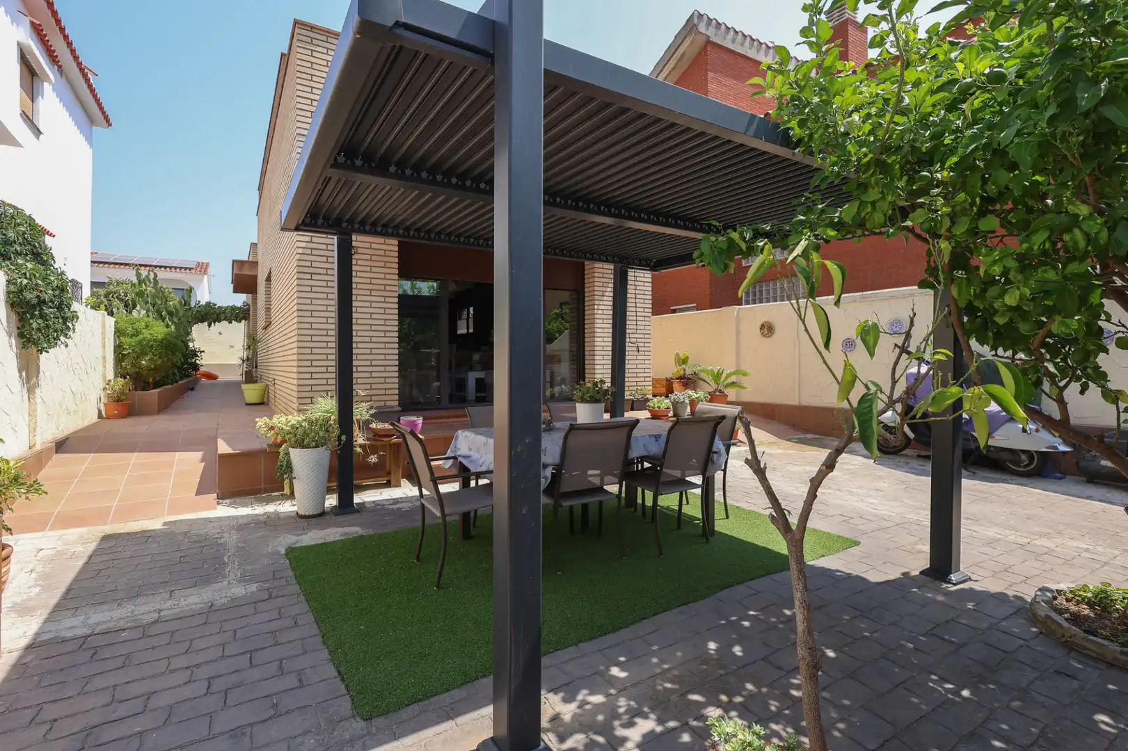Terraza de Casa o chalet en venta en Viladecans con Aire acondicionado, Calefacción y Jardín privado