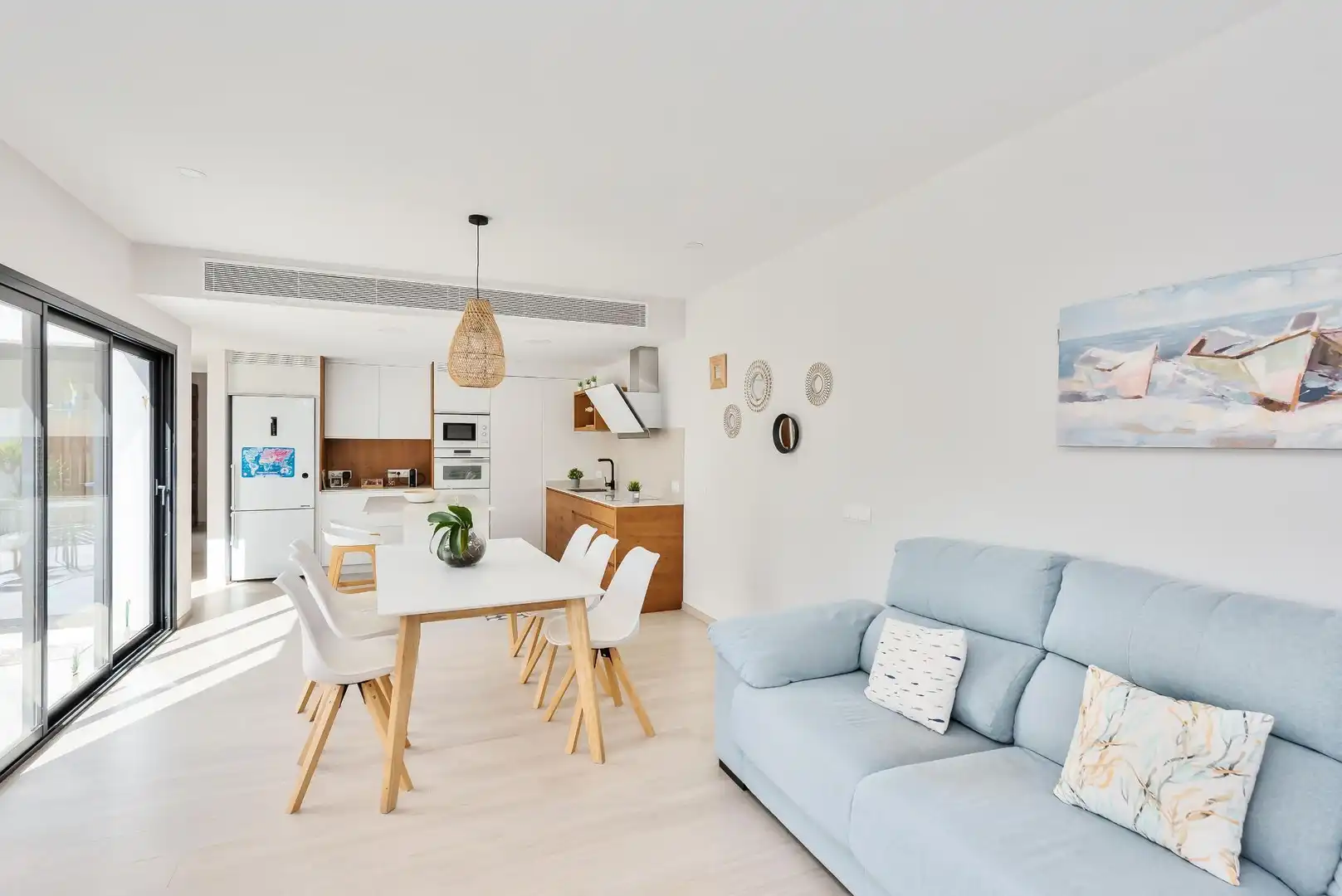 Sala d'estar de Casa o xalet en venda en Santa Margalida amb Aire condicionat, Jardí privat i Piscina