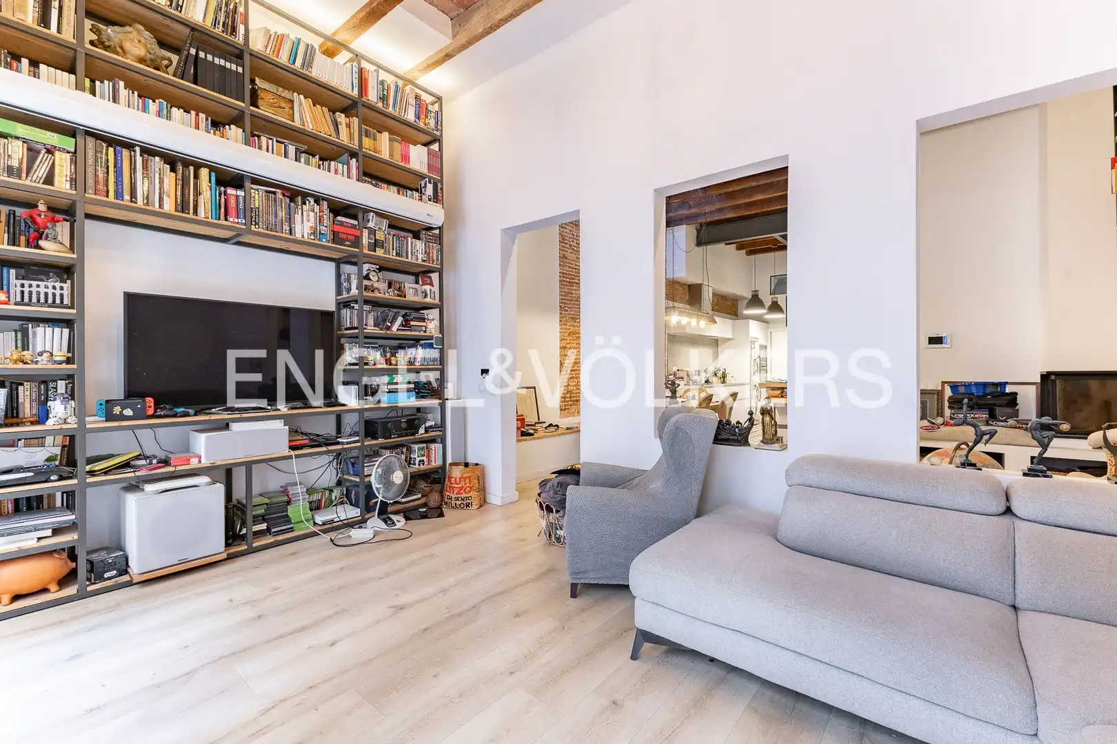 Sala de estar de Casa o chalet en venta en Barcelona con Aire acondicionado, Calefacción y Jardín privado