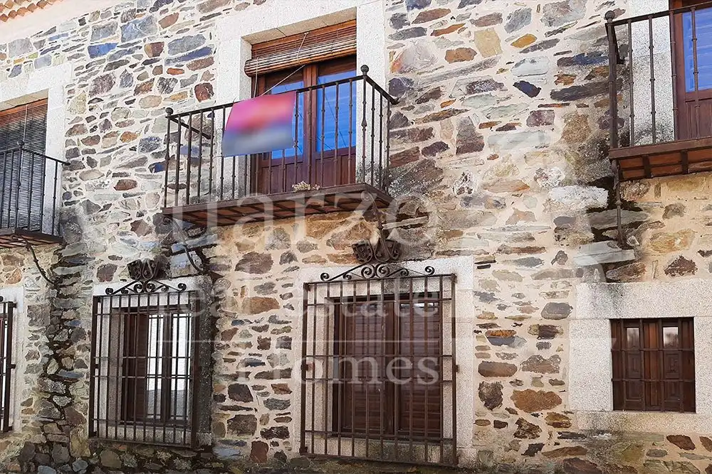 Vista exterior de Casa o chalet en venta en Herreruela con Jardín privado y Terraza