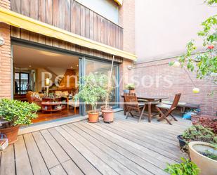 Terrace of Single-family semi-detached for sale in  Barcelona Capital  with Air Conditioner, Terrace and Swimming Pool