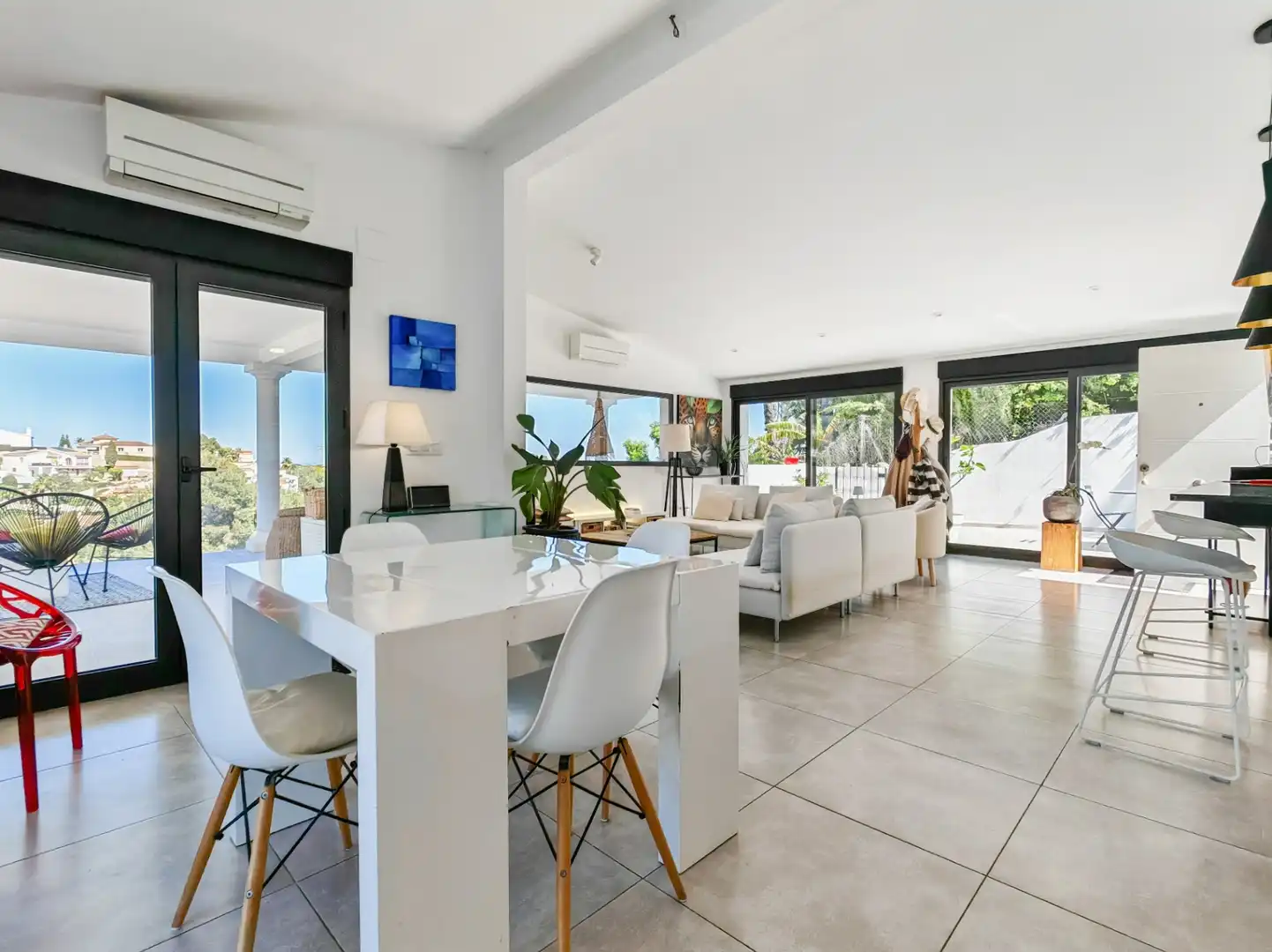 Dining room of Houses for sale in Dénia  with Air Conditioner, Private garden and Terrace
