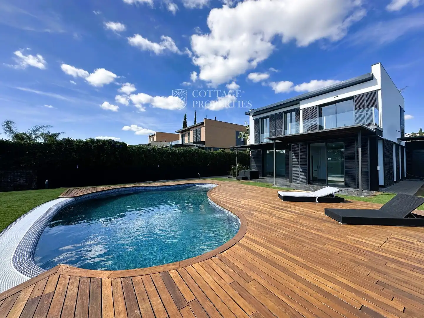 Terraza de Casa o chalet en venta en Sant Vicenç de Montalt con Aire acondicionado, Calefacción y Piscina