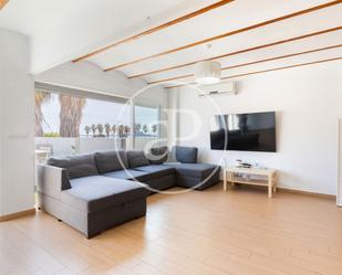 Living room of Attic to rent in  Valencia Capital  with Air Conditioner, Heating and Terrace