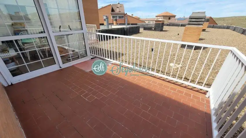 Balcony of Flat for sale in Segovia  with Heating, Parquet flooring and Terrace
