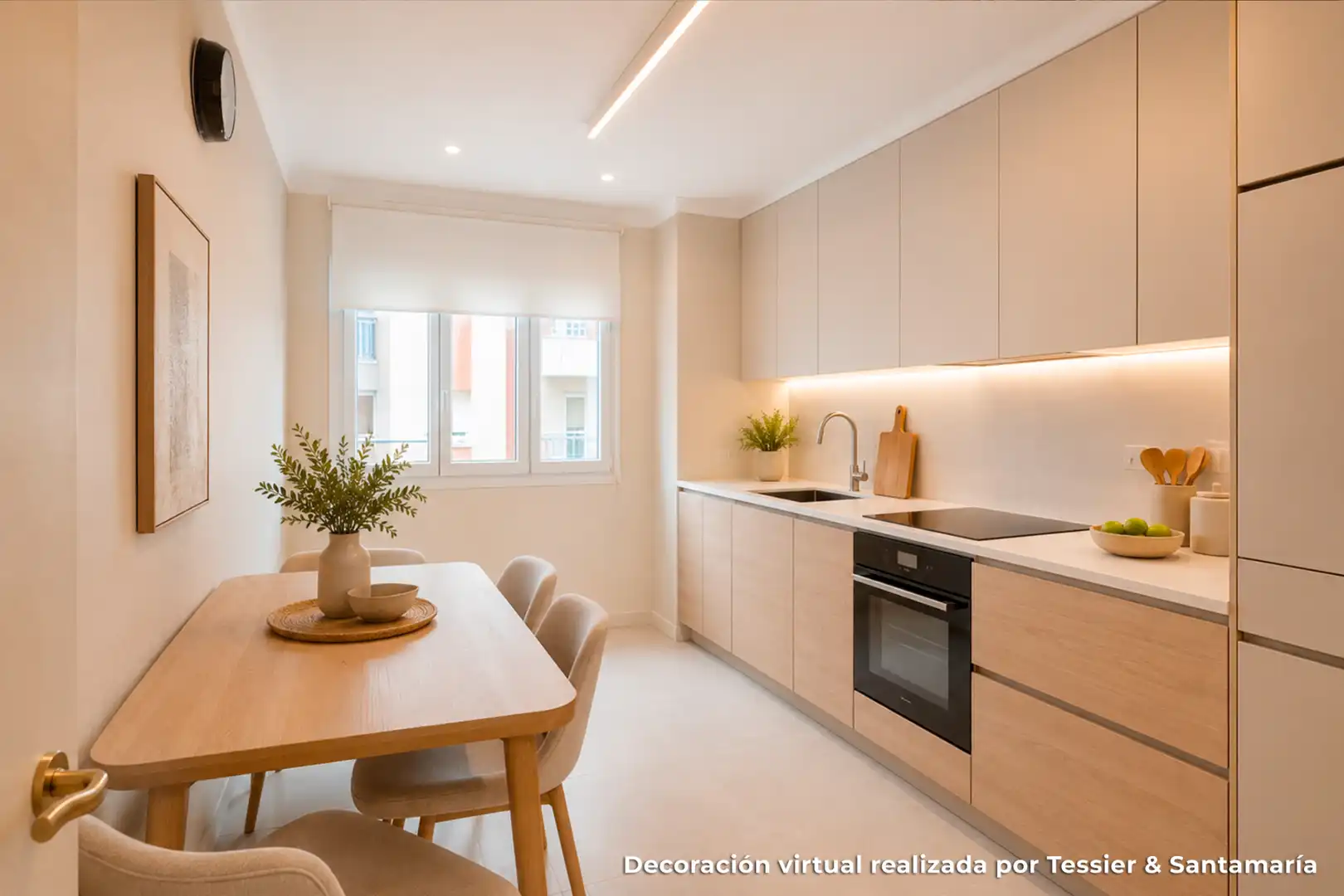 Cocina de Piso en venta en Gijón  con Calefacción, Amueblado y Horno
