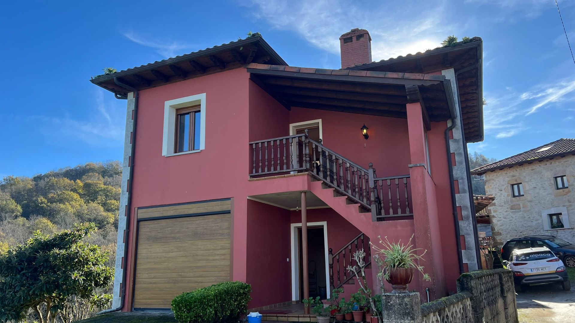 Exterior view of House or chalet for sale in Cangas de Onís  with Heating, Private garden and Storage room