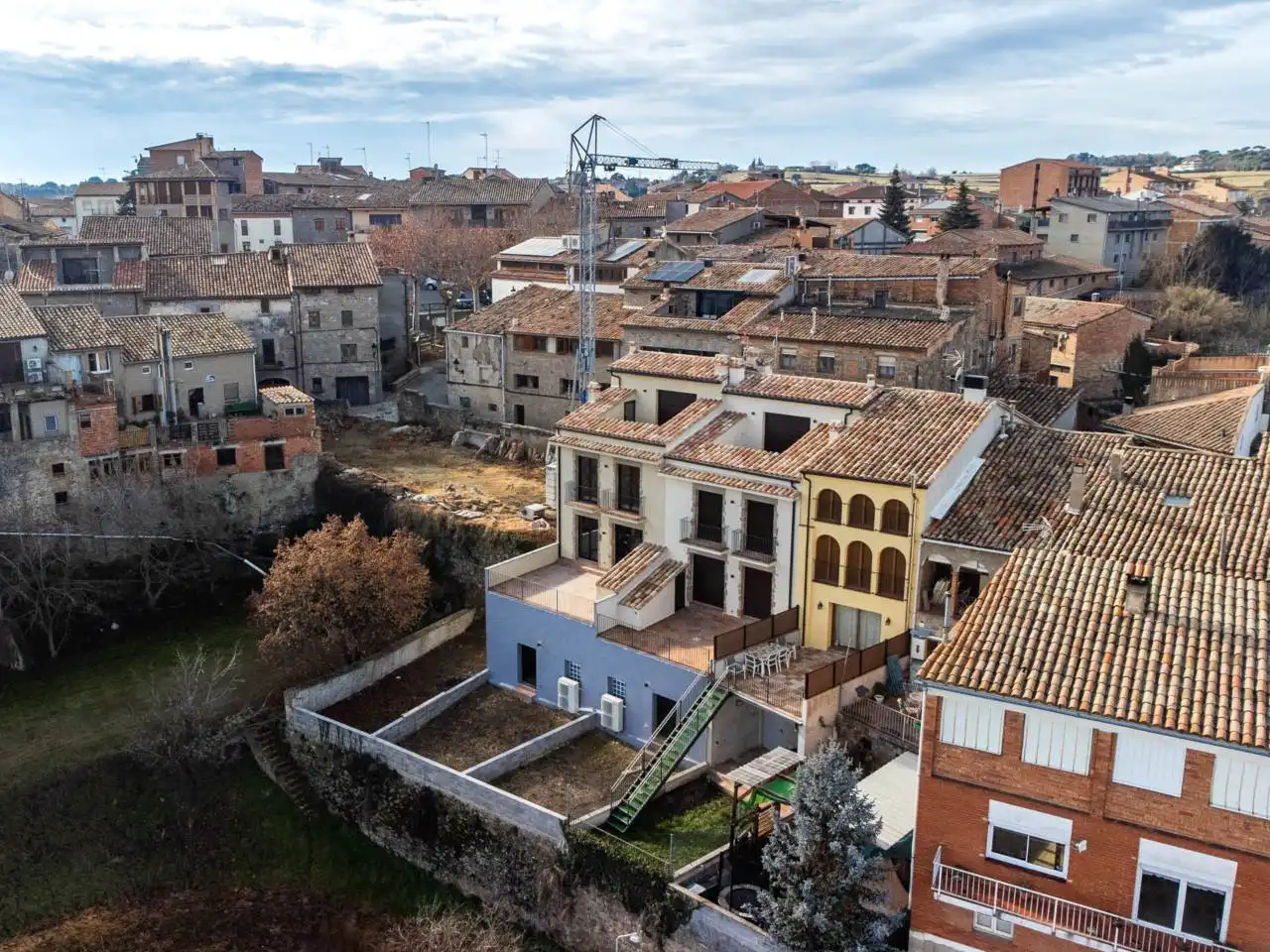 Exterior view of Houses for sale in Casserres  with Air Conditioner, Heating and Terrace