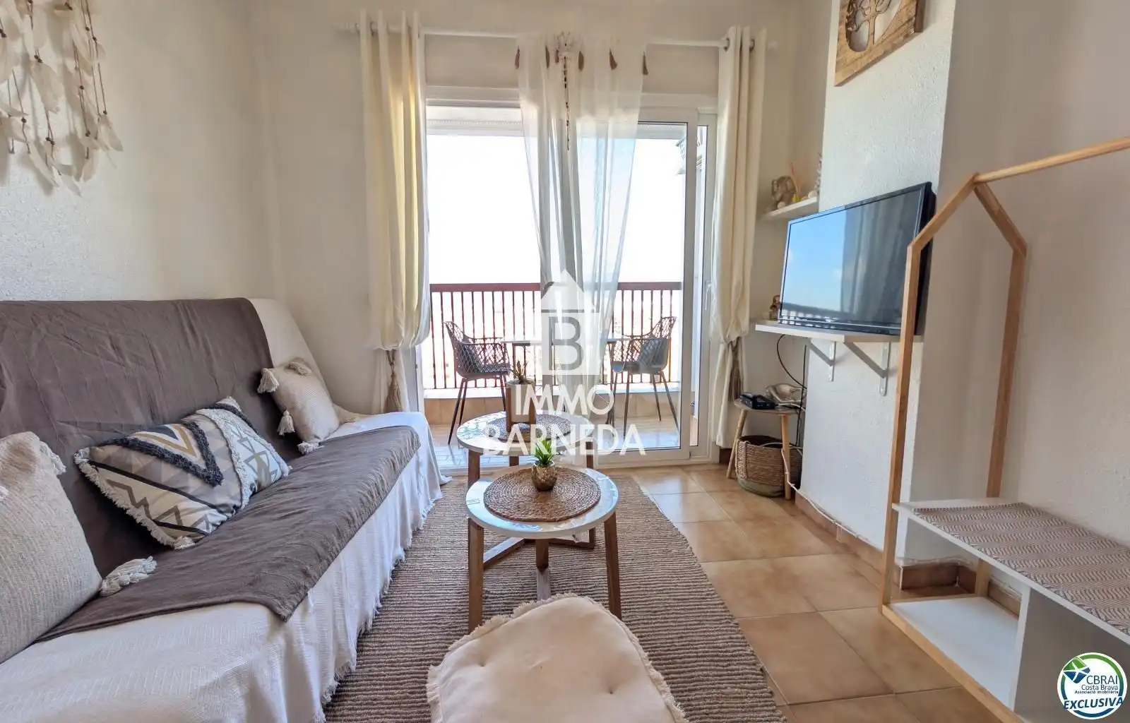 Schlafzimmer von Wohnung zum Verkauf in Empuriabrava mit Heizung, Terrasse und Möbliert