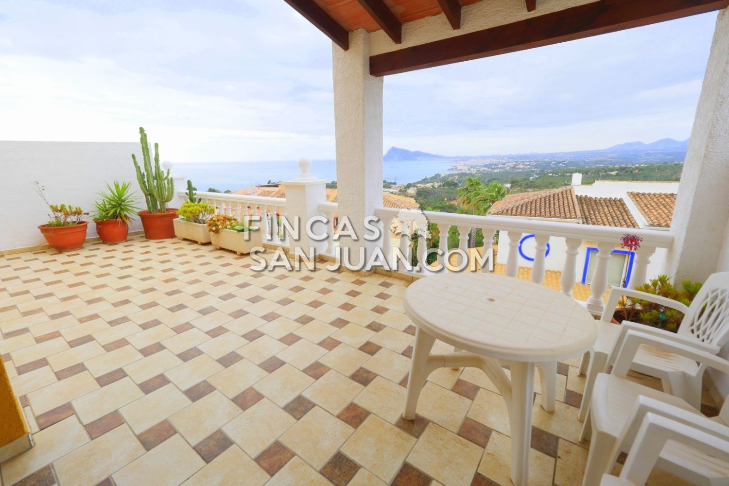 Terrace of Single-family semi-detached for sale in Altea  with Air Conditioner, Terrace and Community pool