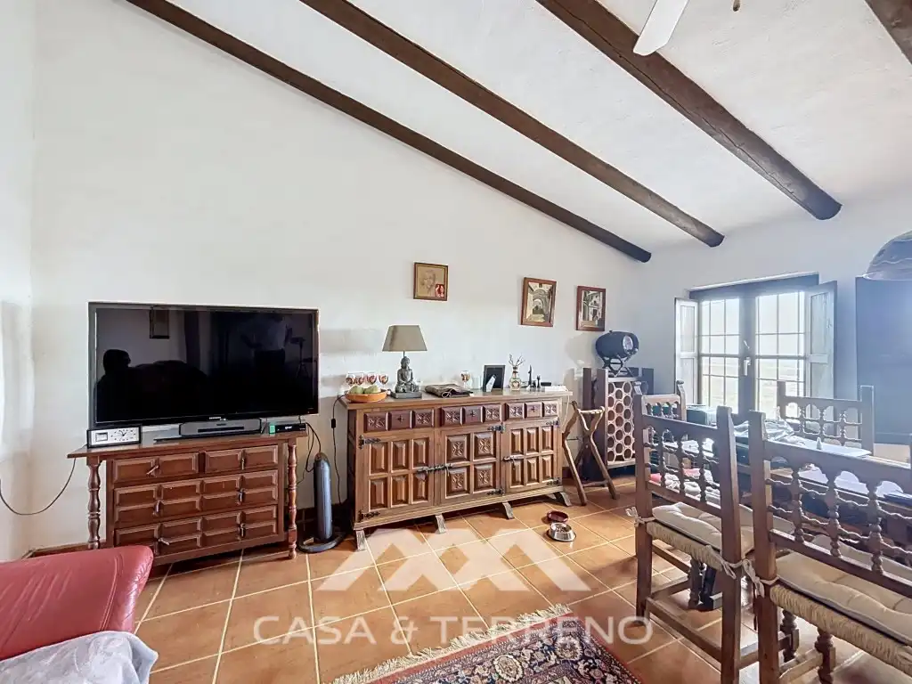 Wohnzimmer von Haus zum Verkauf in Vélez-Málaga mit Klimaanlage und Terrasse