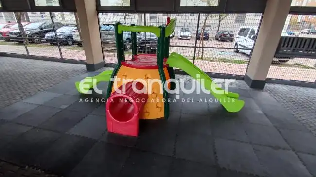 Parking of Flat for rent in Madrid  with Swimming Pool, Furnished and Washing machine