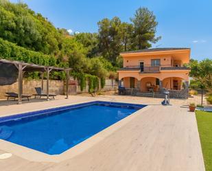 Swimming pool of House or chalet for sale in Subirats  with Air Conditioner, Heating and Balcony