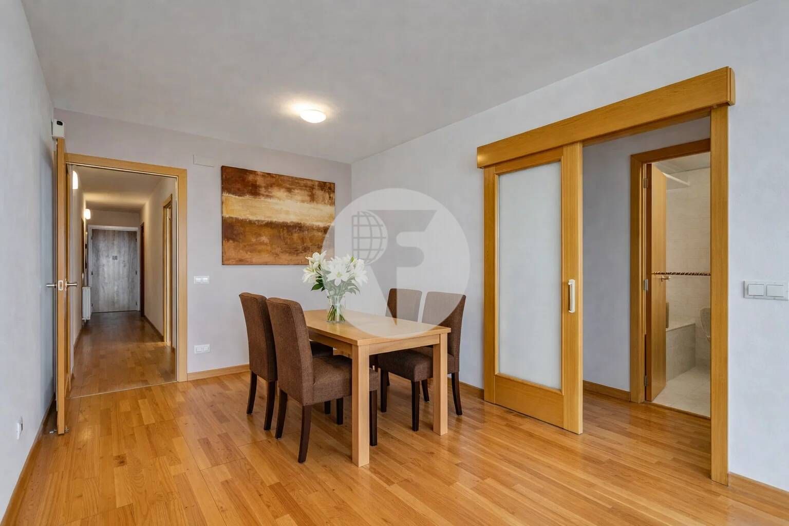 Dining room of Flat for sale in  Barcelona Capital  with Heating and Swimming Pool