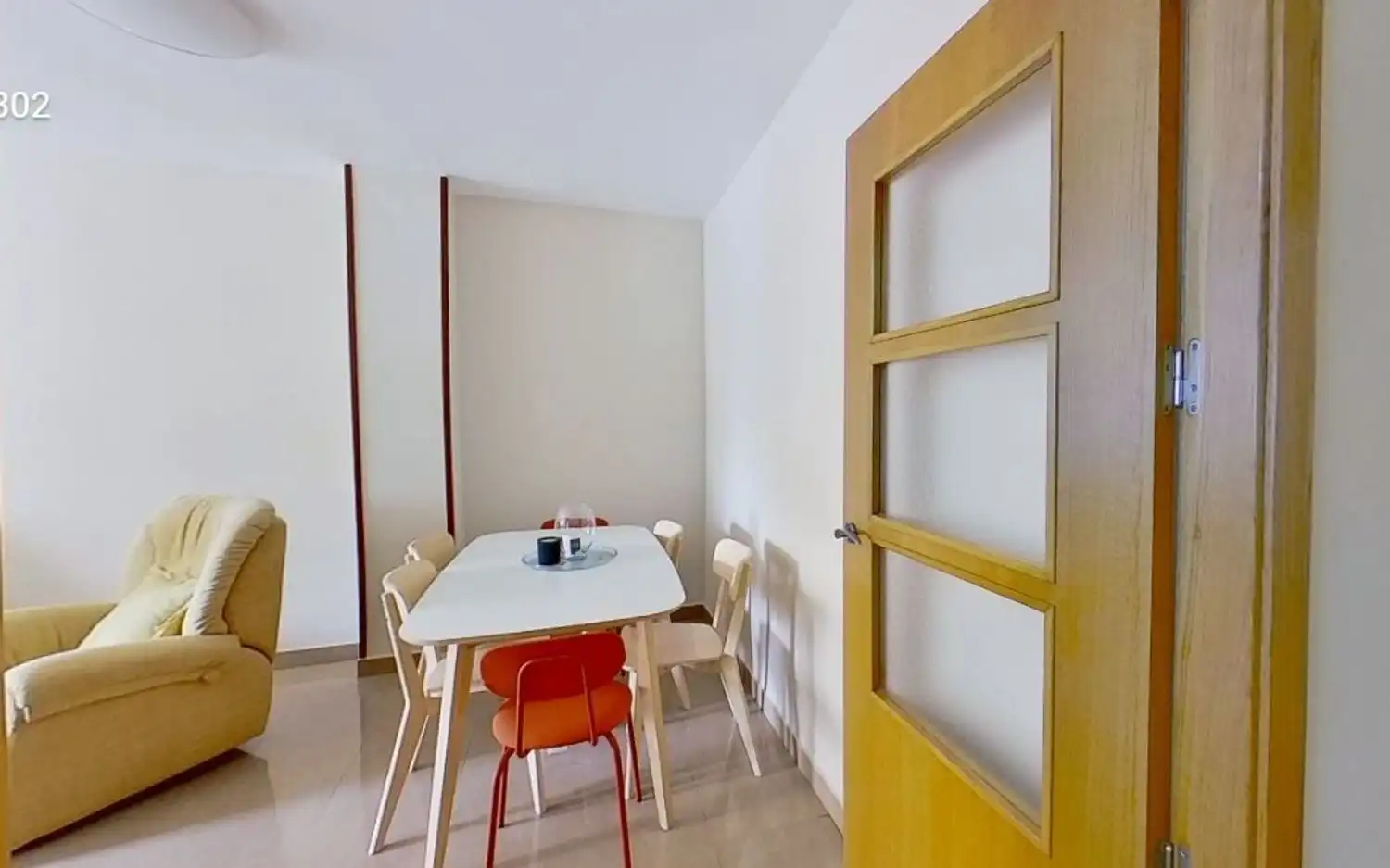 Comedor de Piso de alquiler en Murcia con Aire acondicionado y Amueblado