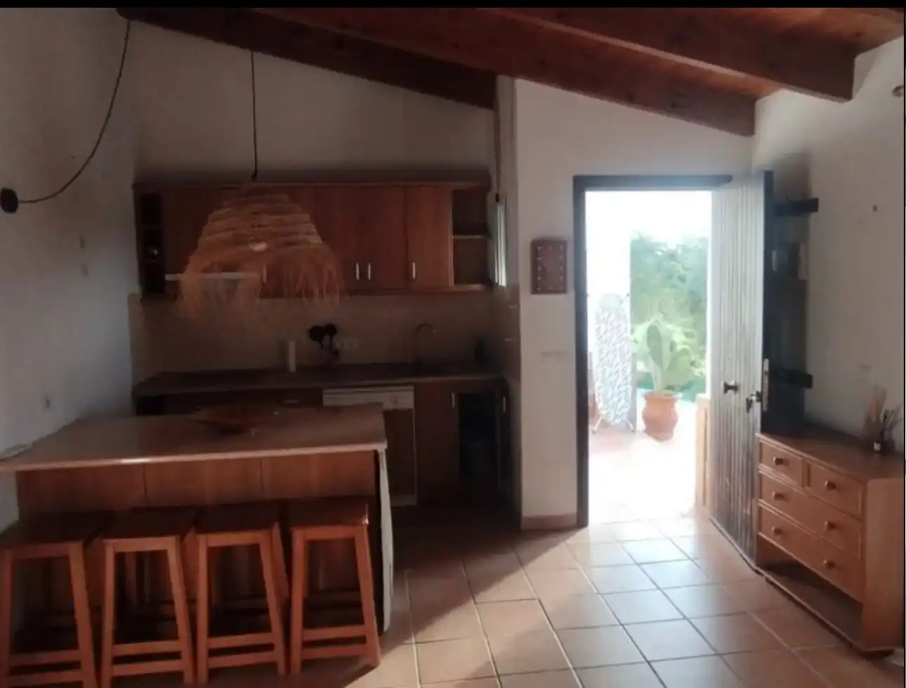 Küche von Country house zur Miete in Coín mit Privatgarten, Schwimmbad und Möbliert