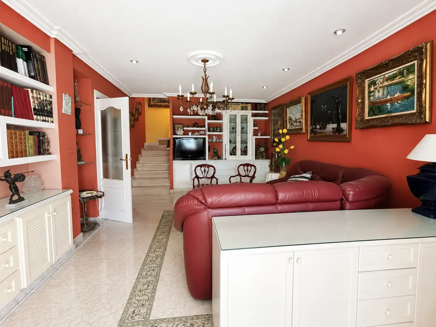 Living room of Attic for sale in Benidorm  with Terrace and Furnished