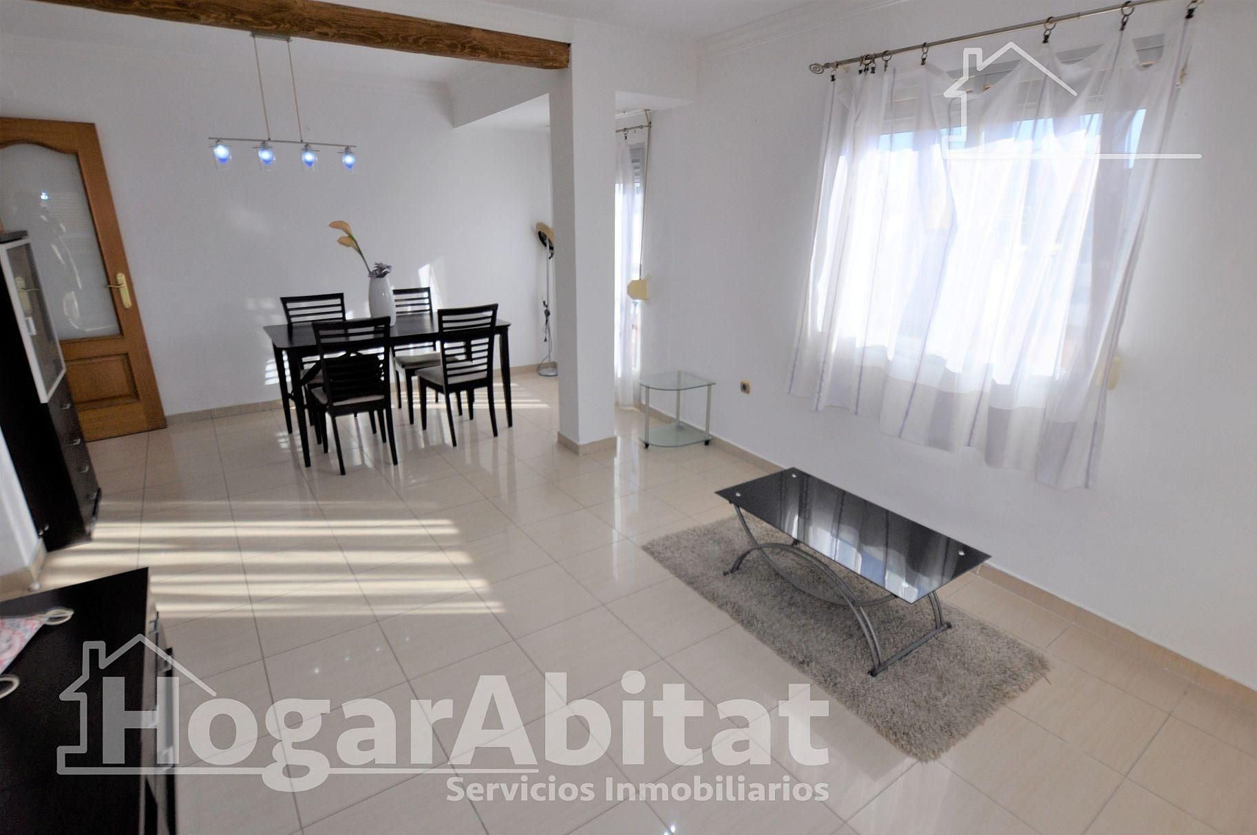 Sala de estar de Piso en venta en Alaquàs con Aire acondicionado, Trastero y Balcón