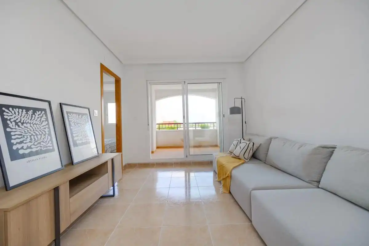 Sala de estar de Piso en venta en San Fulgencio con Jardín privado y Piscina