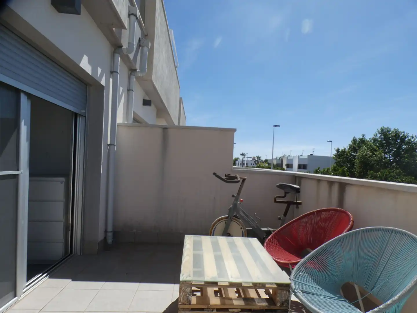 Terraza de Casa adosada en venta en San Pedro del Pinatar con Aire acondicionado, Calefacción y Jardín privado