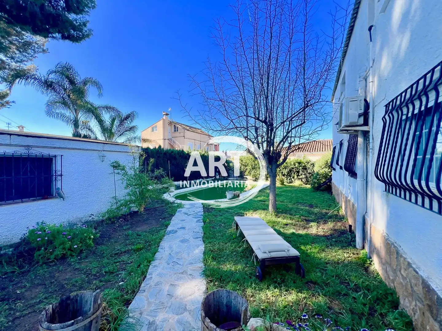 Garden of Houses for sale in L'Eliana  with Air Conditioner, Heating and Private garden