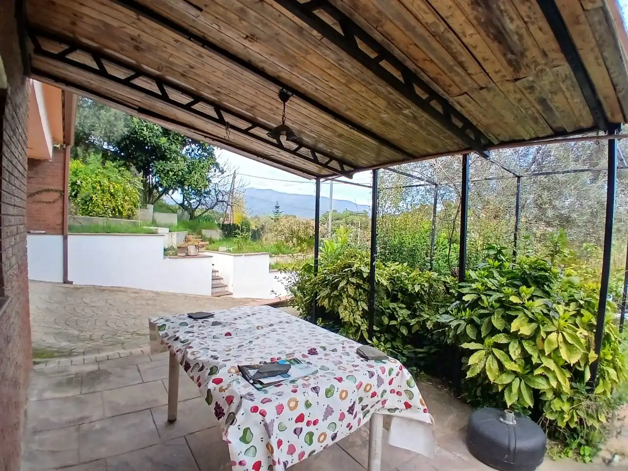 Terrassa de Casa o xalet en venda en Sant Pere de Vilamajor amb Jardí privat, Traster i Moblat