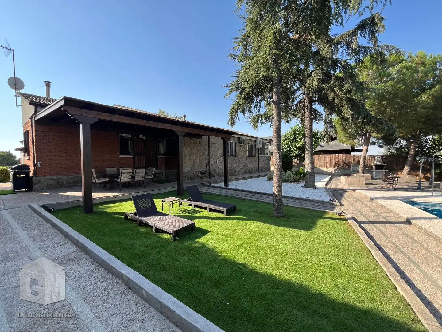 Terraza de Casa o chalet de alquiler en Batres con Aire acondicionado, Calefacción y Jardín privado