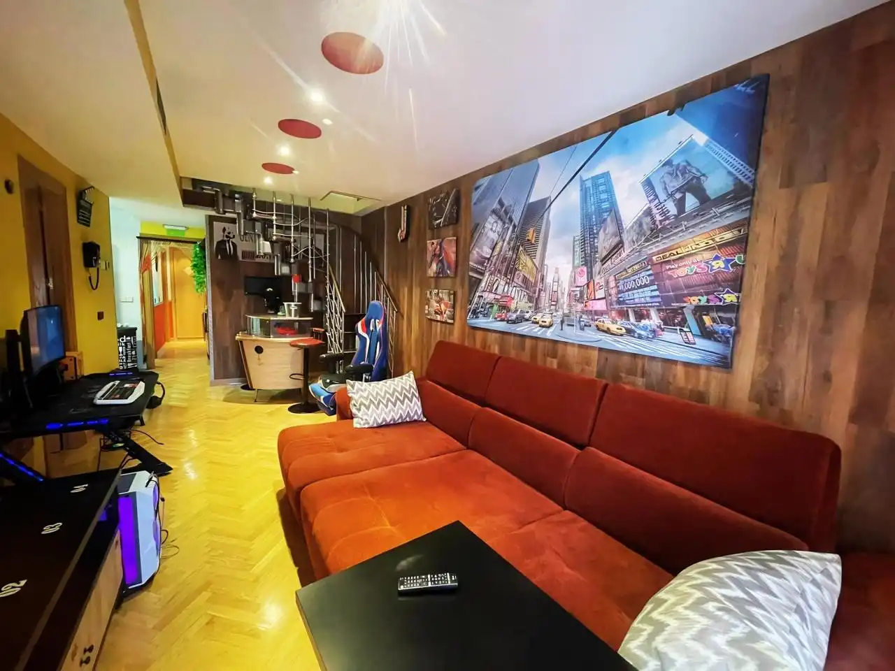 Living room of Flat for sale in  Madrid Capital  with Air Conditioner, Heating and Terrace