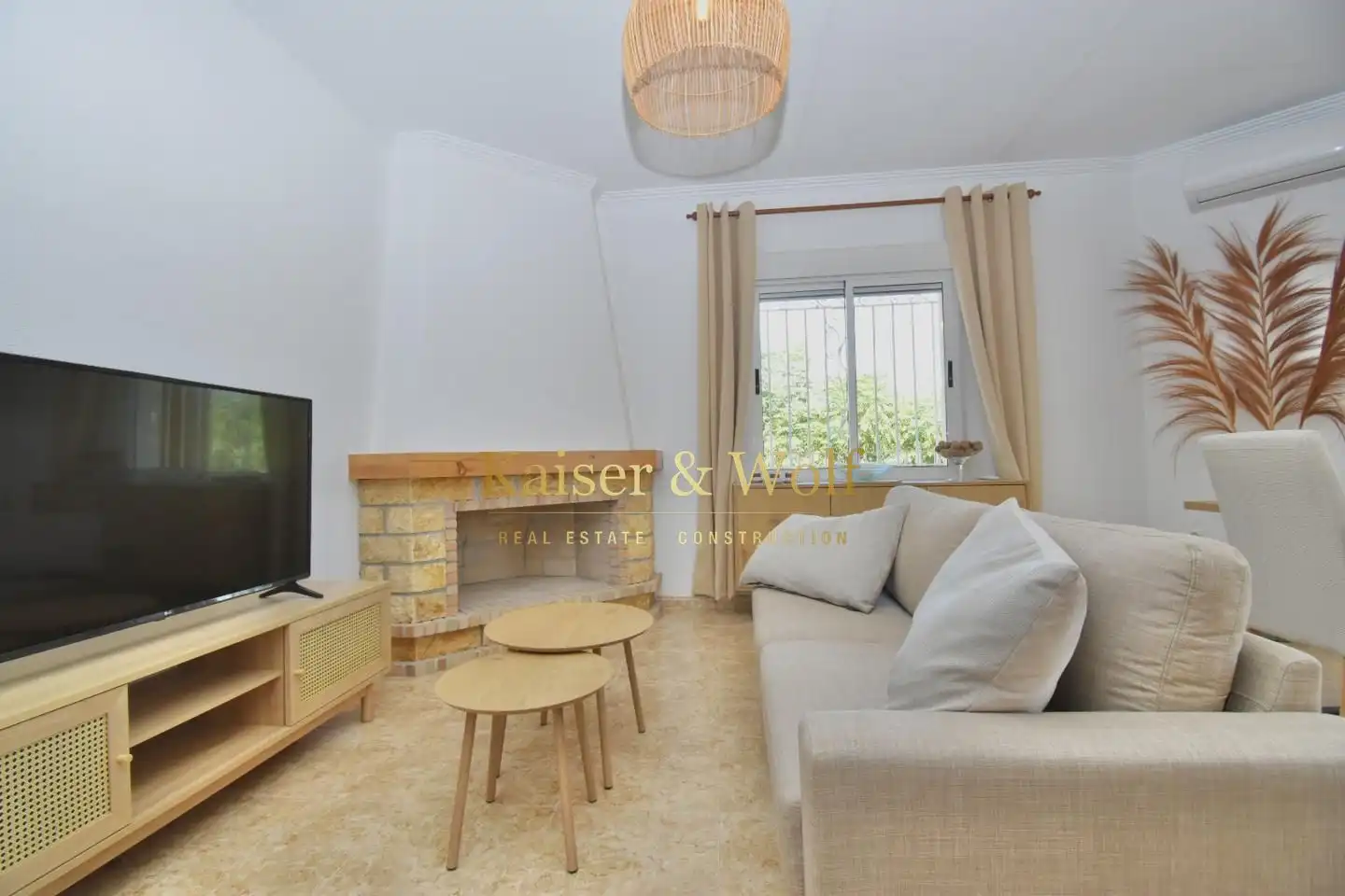 Living room of Houses for sale in Elche / Elx  with Air Conditioner, Private garden and Terrace