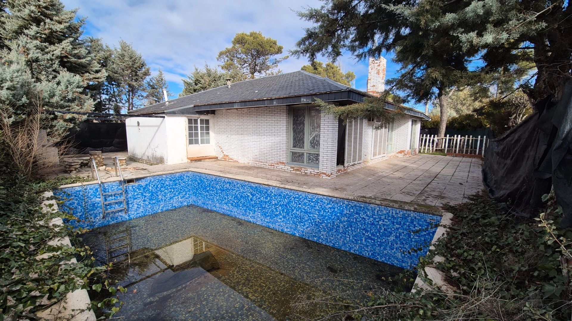Piscina de Casa o xalet en venda en Nuevo Baztán amb Jardí privat, Terrassa i Piscina