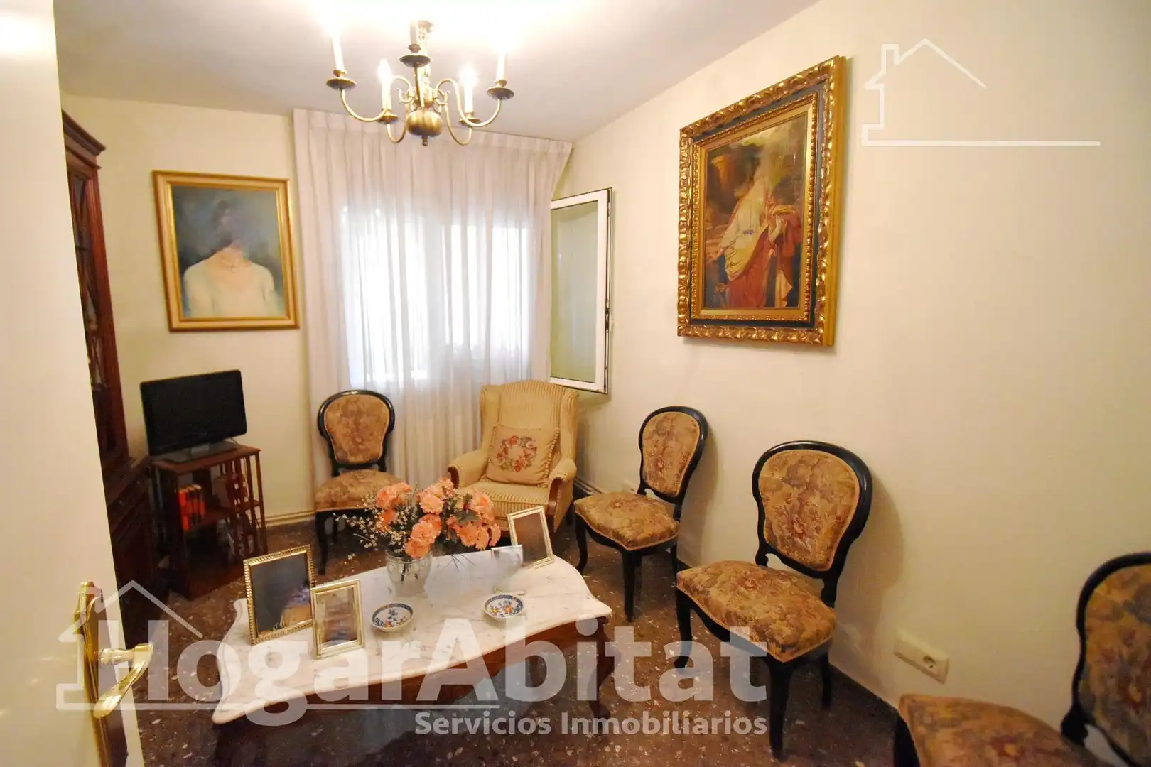 Sala de estar de Piso en venta en Valencia con Aire acondicionado, Calefacción y Terraza