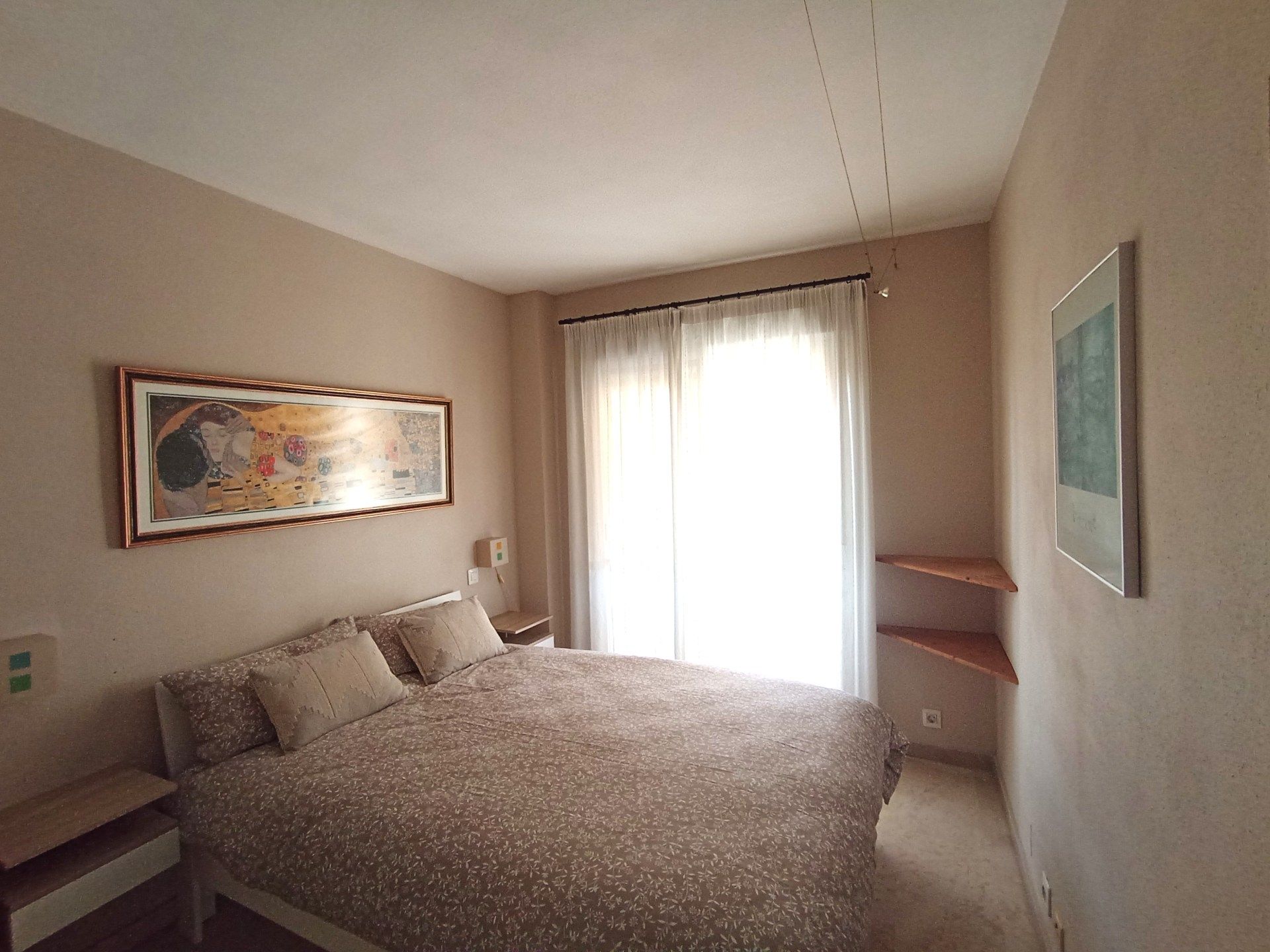 Bedroom of Flat to rent in Málaga Capital  with Air Conditioner, Furnished and Balcony