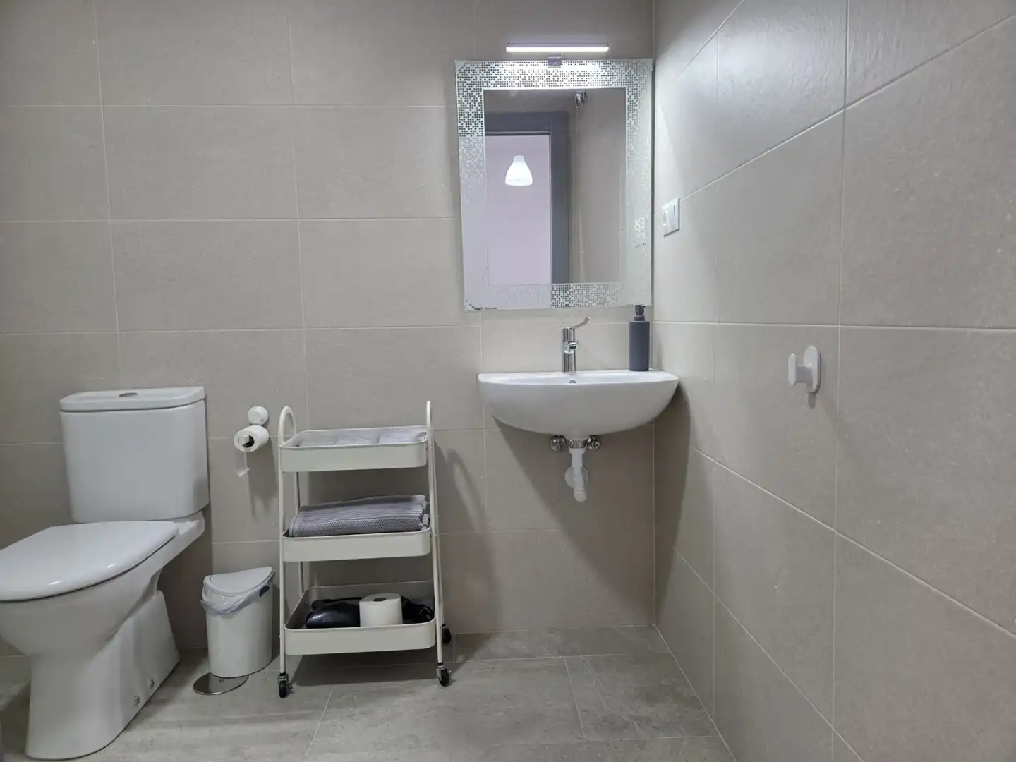 Bany de Apartament de lloguer en Málaga amb Aire condicionat, Parquet i Moblat