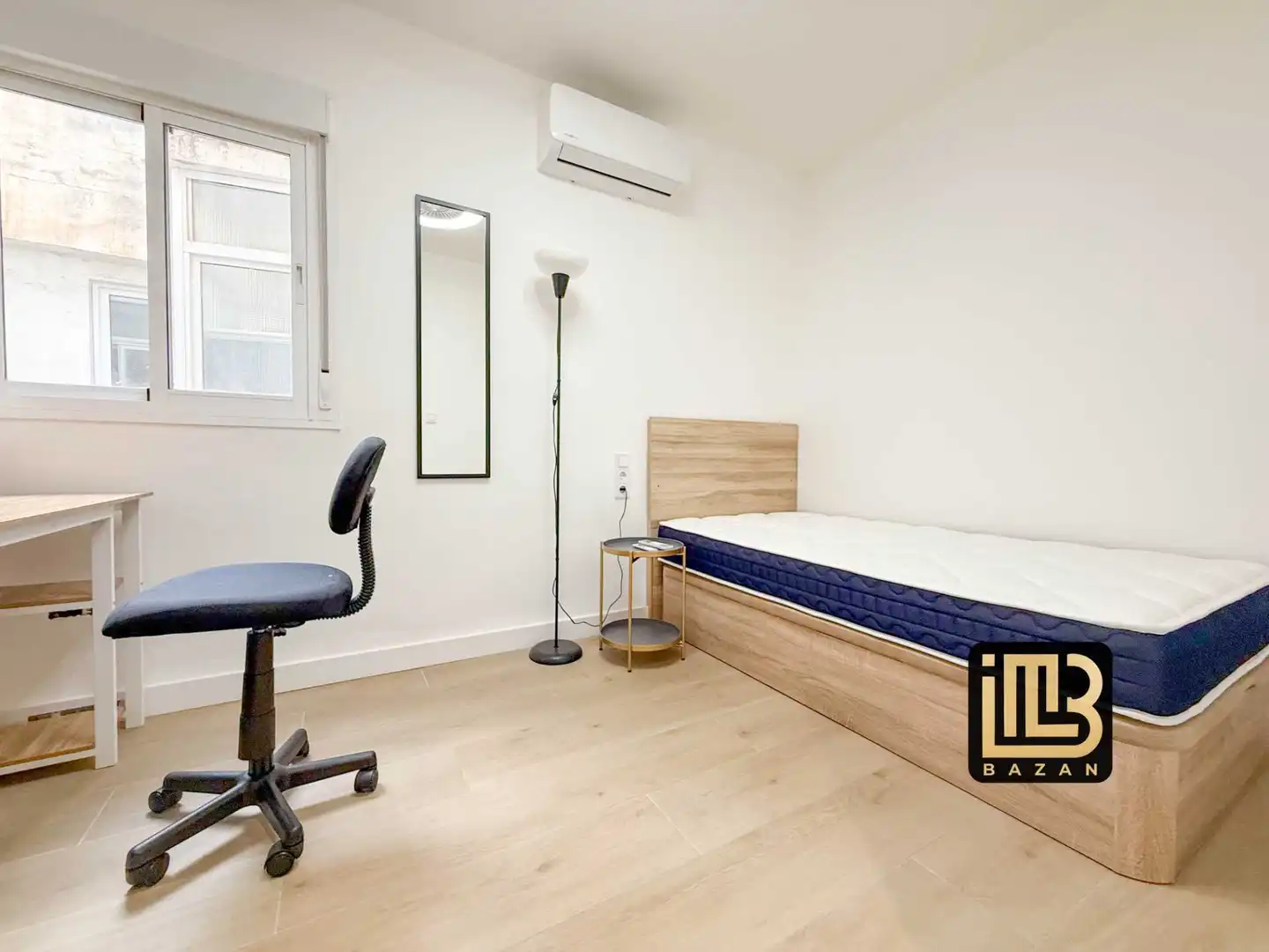 Schlafzimmer von Wohnung zur untervermieten in Málaga mit Klimaanlage und Möbliert