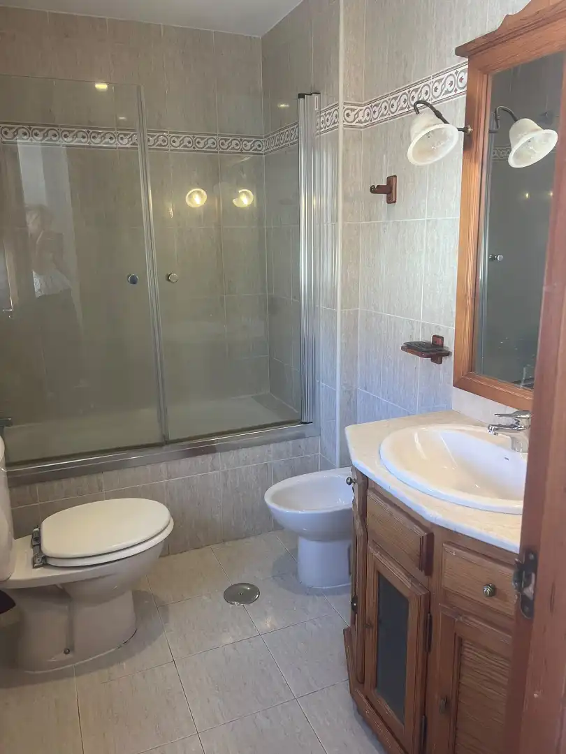 Badezimmer von Maisonette zum Verkauf in Alpedrete mit Heizung, Parkett und Terrasse