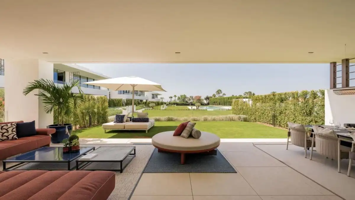 Terrasse von Haus oder Chalet zum Verkauf in Marbella mit Klimaanlage, Privatgarten und Terrasse