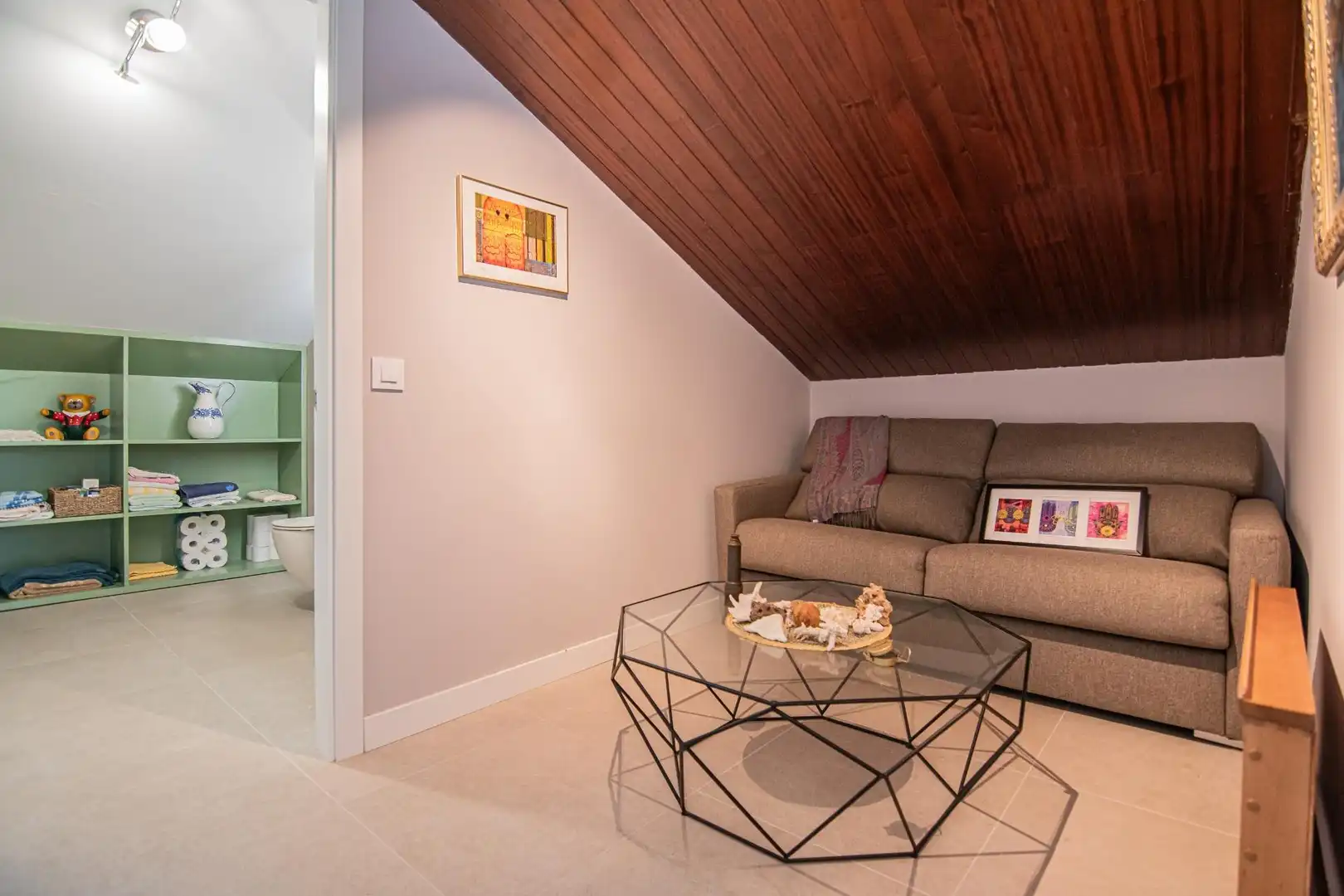 Wohnzimmer von Haus oder Chalet zum Verkauf in Oleiros mit Heizung, Privatgarten und Abstellraum