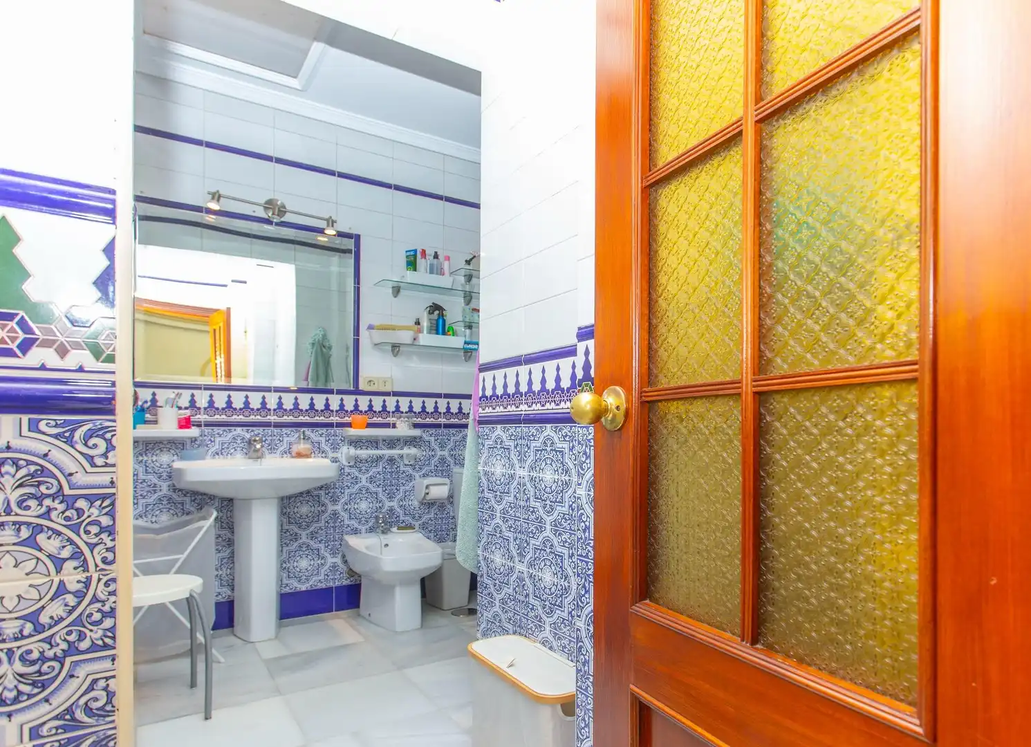 Baño de Casa o chalet en venta en El Puerto de Santa María con Aire acondicionado, Calefacción y Jardín privado