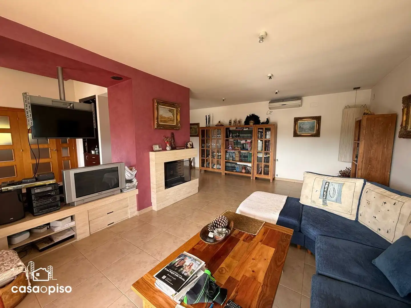 Sala de estar de Casa o chalet en venta en Sabadell con Aire acondicionado, Calefacción y Jardín privado