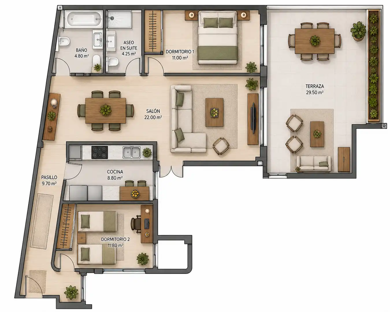 Ático en venta en Los Realejos con Terraza