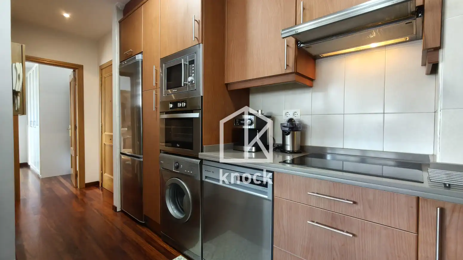 Kitchen of Flat for rent in Navia  with Heating, Parquet flooring and Furnished