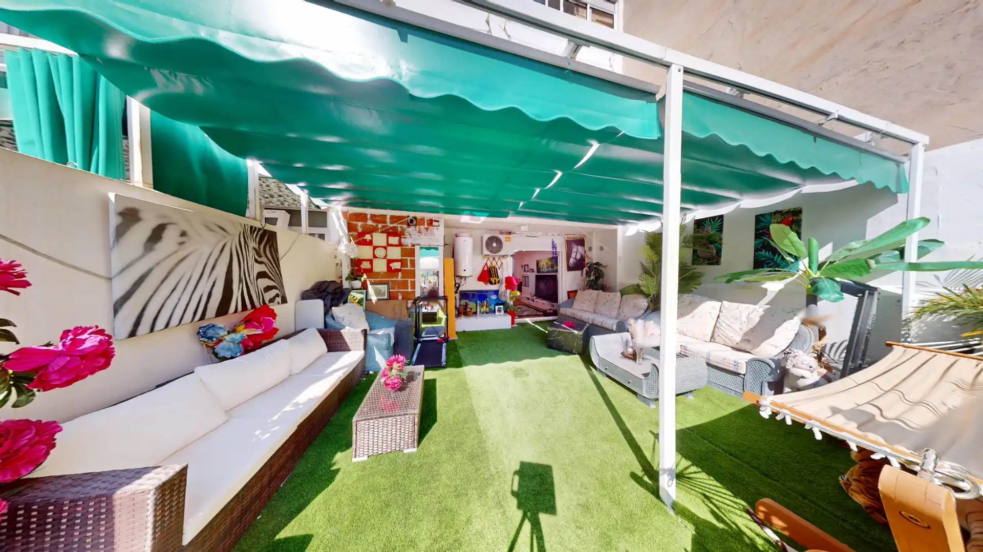 Terrace of Flat for sale in Alicante / Alacant  with Air Conditioner, Private garden and Terrace