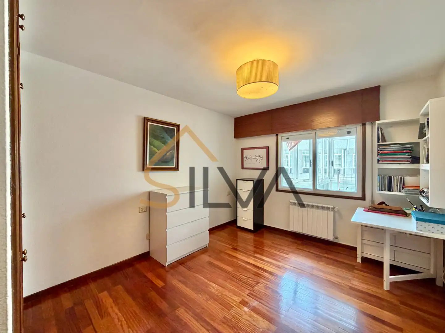 Sala de estar de Piso en venta en Lugo con Calefacción, Trastero y Amueblado