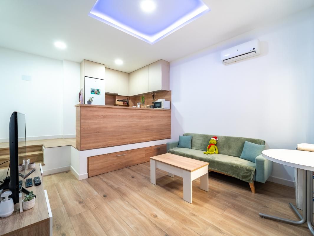 Sala de estar de Estudio en venta en Málaga Capital con Aire acondicionado, Calefacción y Amueblado