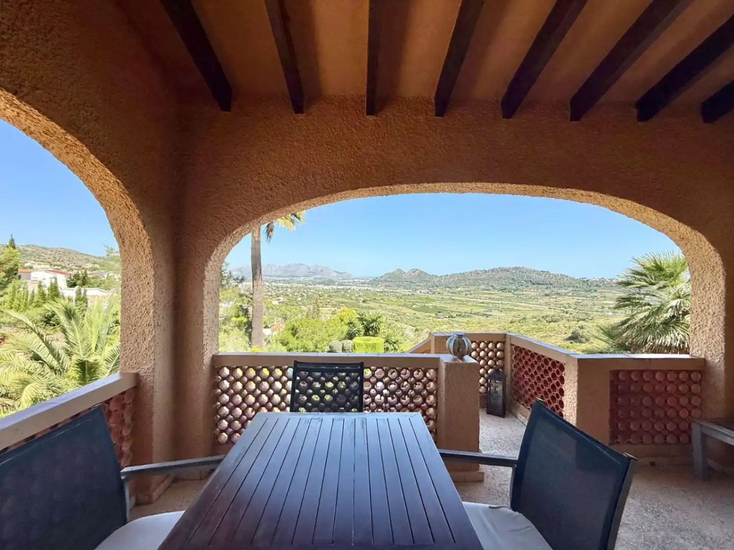 Terrasse von Haus oder Chalet zum Verkauf in Pedreguer mit Klimaanlage, Heizung und Privatgarten