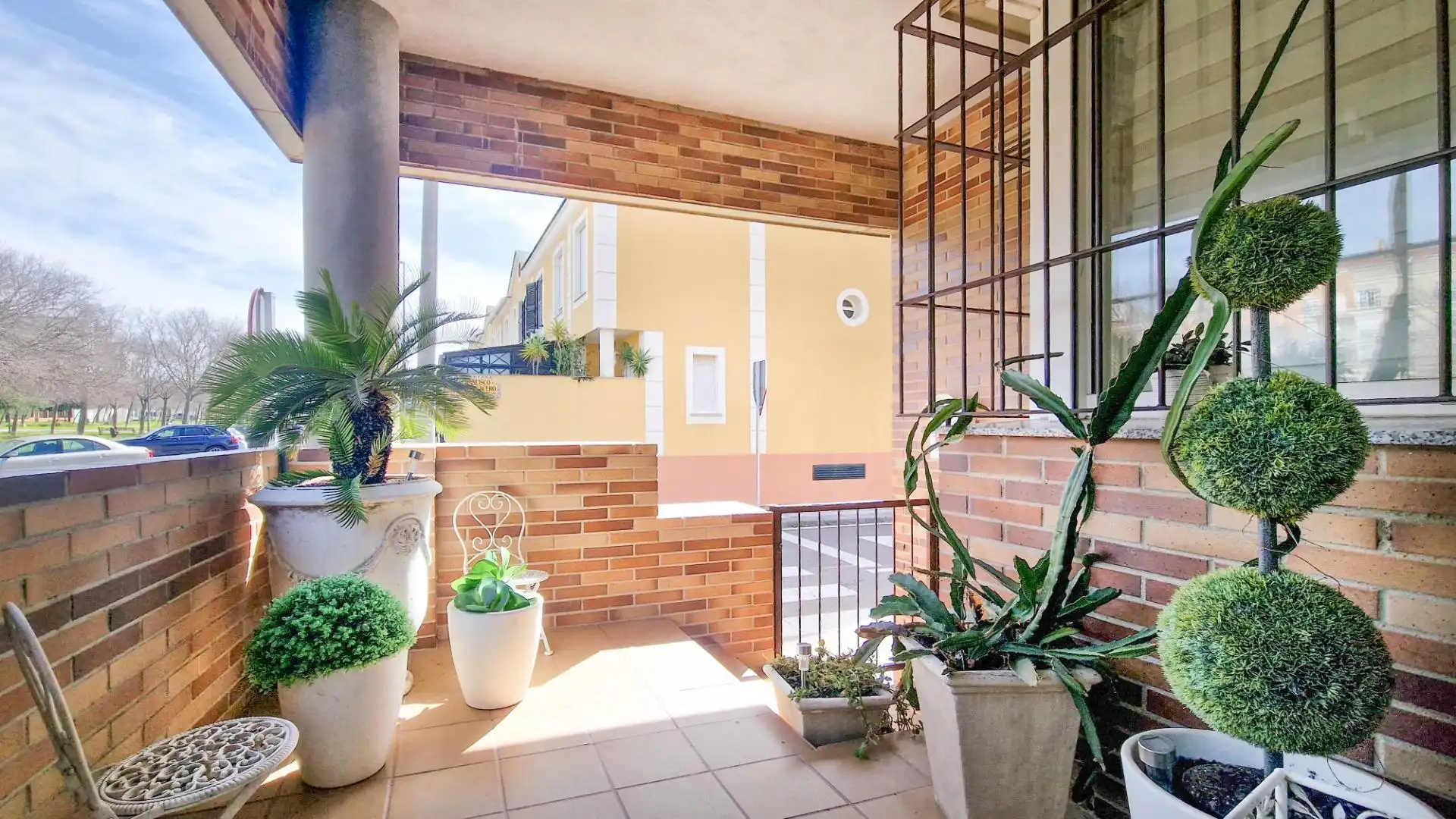 Terrassa de Casa adosada en venda en Badajoz amb Aire condicionat, Jardí privat i Terrassa