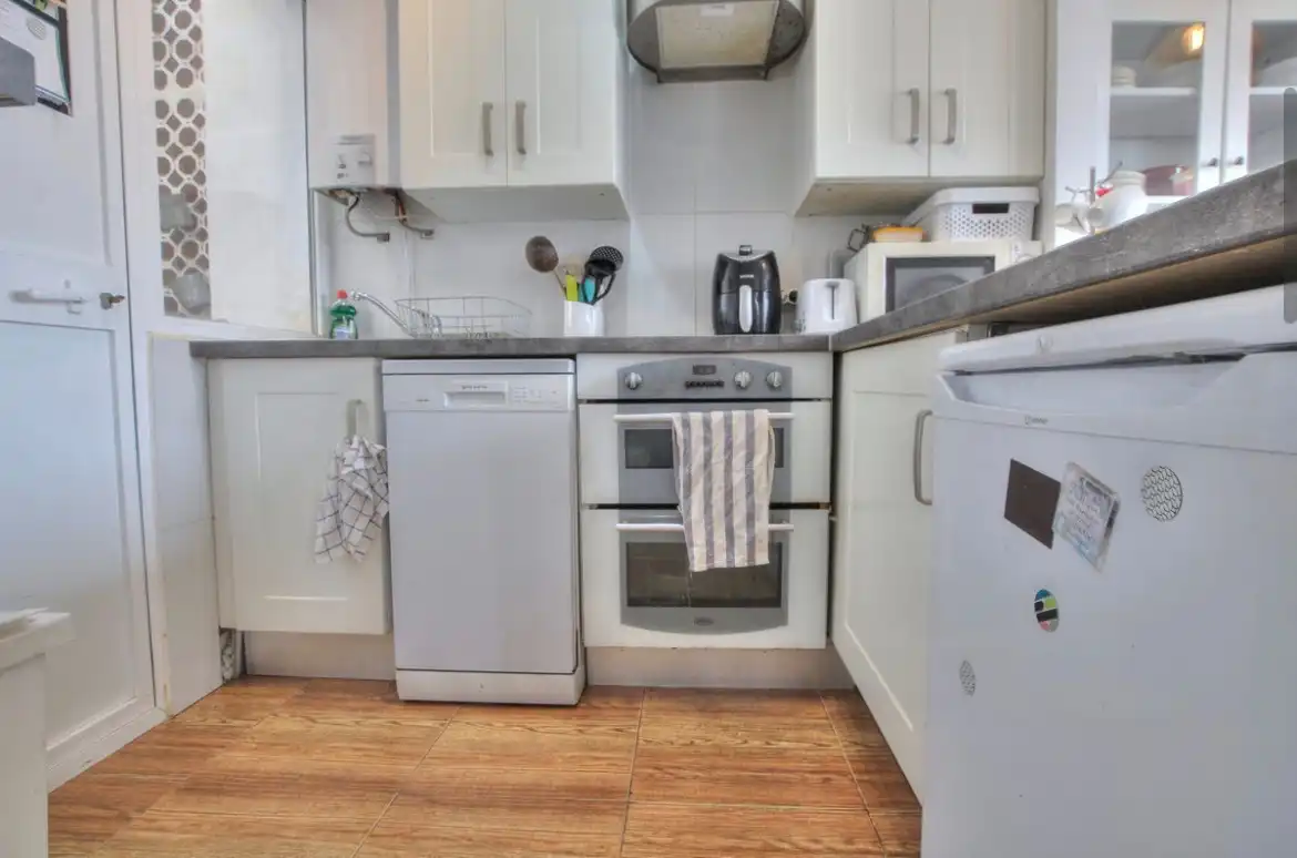 Küche von Wohnung zum Verkauf in Mijas mit Klimaanlage, Terrasse und Möbliert