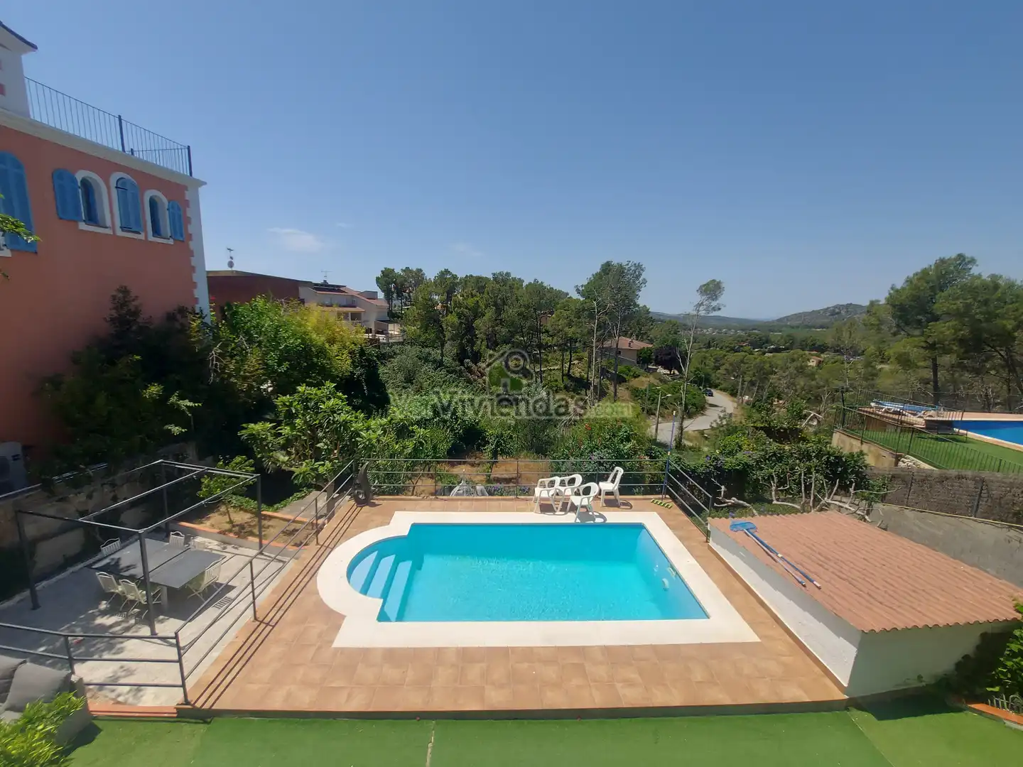 Piscina de Casa o xalet en venda en Olivella amb Calefacció, Jardí privat i Parquet