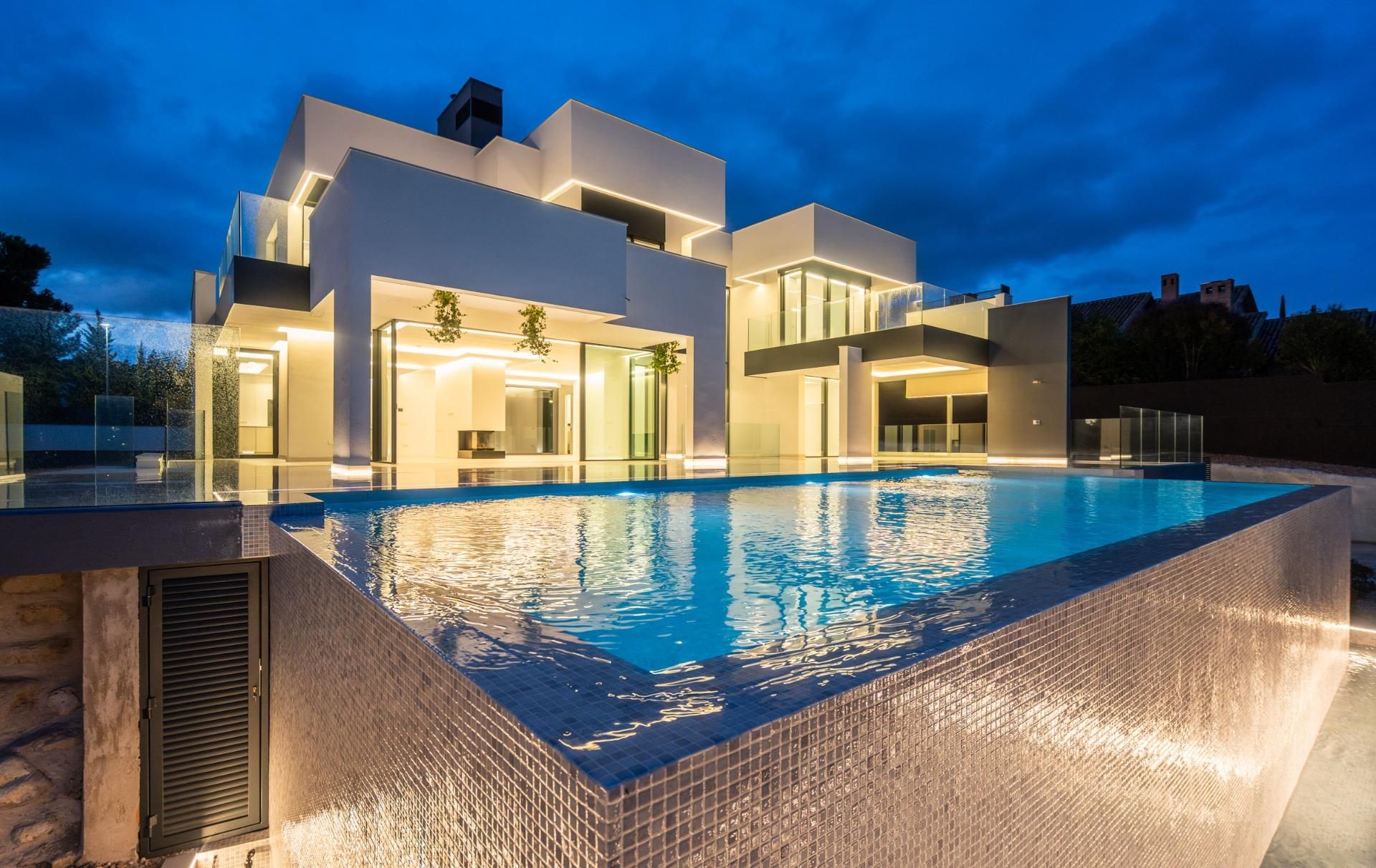 Swimming pool of House or chalet for sale in Las Rozas de Madrid  with Heating, Private garden and Terrace