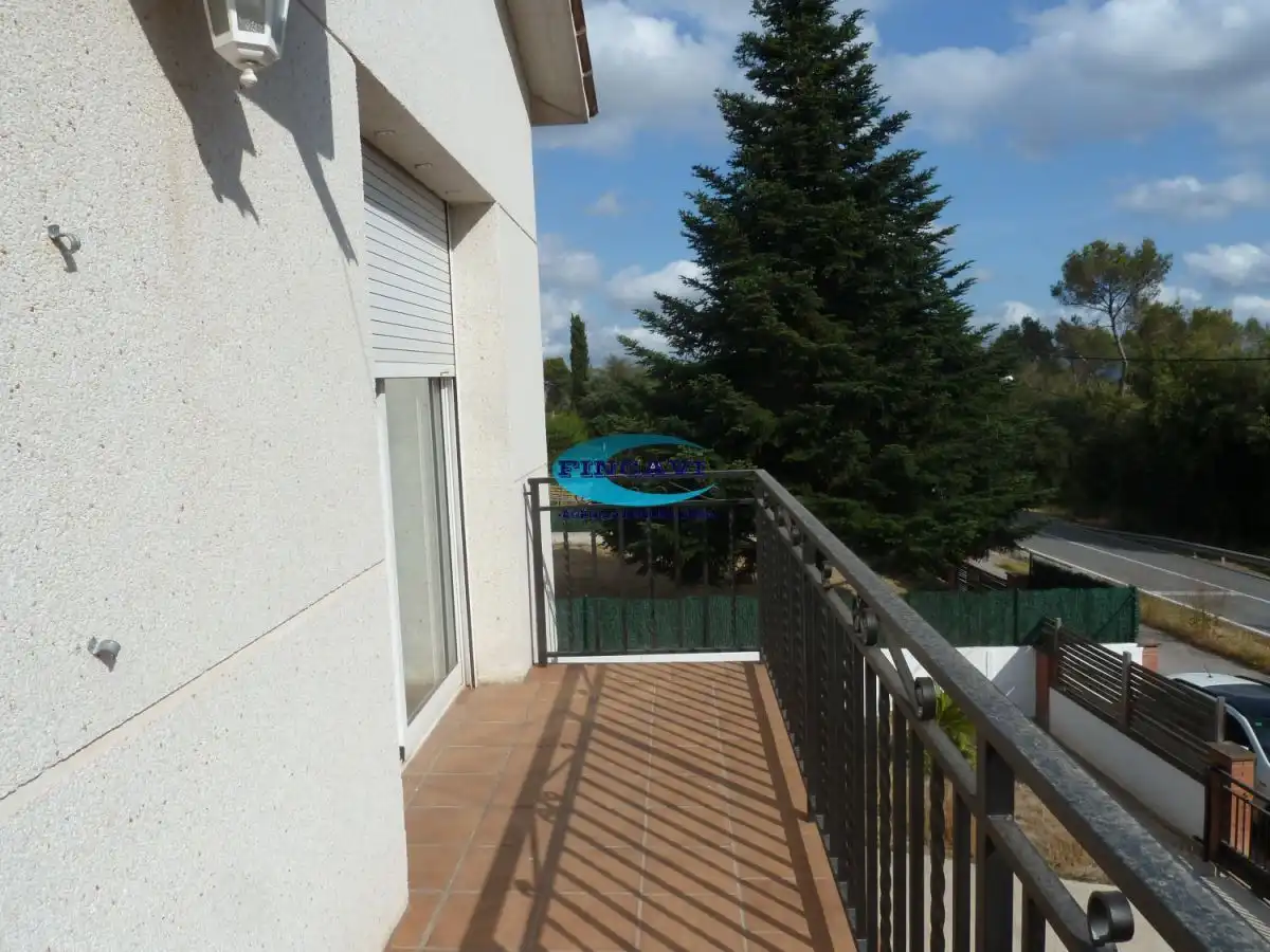 Balcony of Houses for sale in Caldes de Montbui  with Private garden, Terrace and Storage room